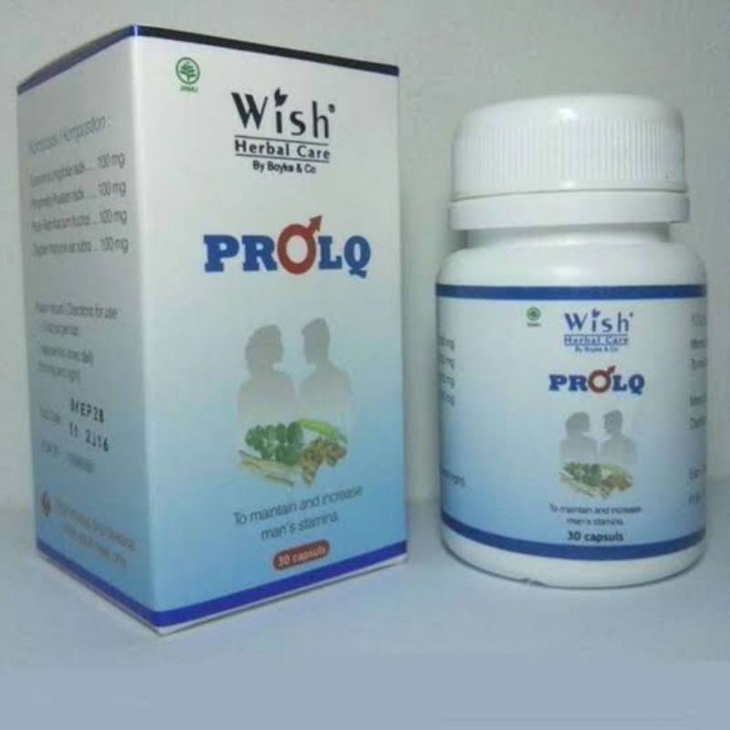 100% ASLI Wish Prolq Original Kapsul multivitamin Pria 30 Caps BPOM
