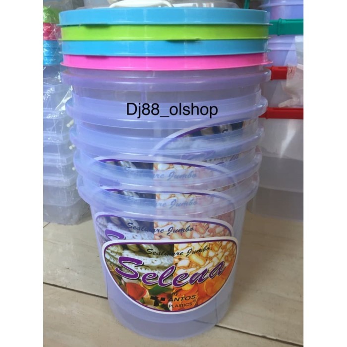 Toples Kerupuk Plastik Selena 10 Liter Merk Tantos 7006