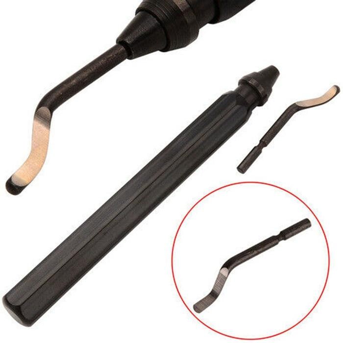 

Alat Deburring Tepi Besi Pipa Isi 10 Pcs Blade BS1010 Pisau Perapih Tepi Sudut Logam Metal Plastik