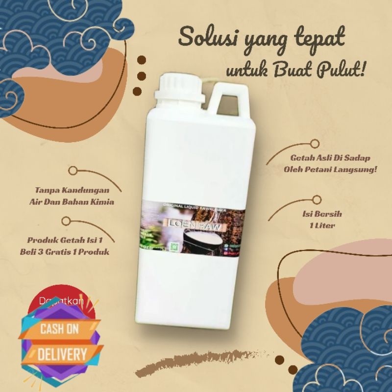 NEW ARRIVAL Getah Karet Mentah Cair Asli Murah GETAH