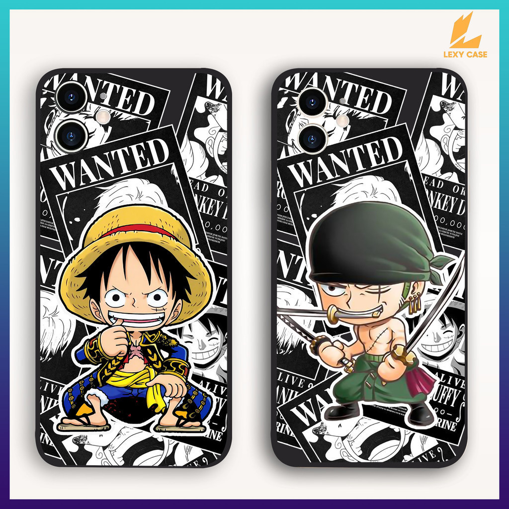 Case One Piece SM234 Infinix Smart 7 Note 30i Hot 30 9 10 11 12 Play Casing HP Motif Karakter Bergam