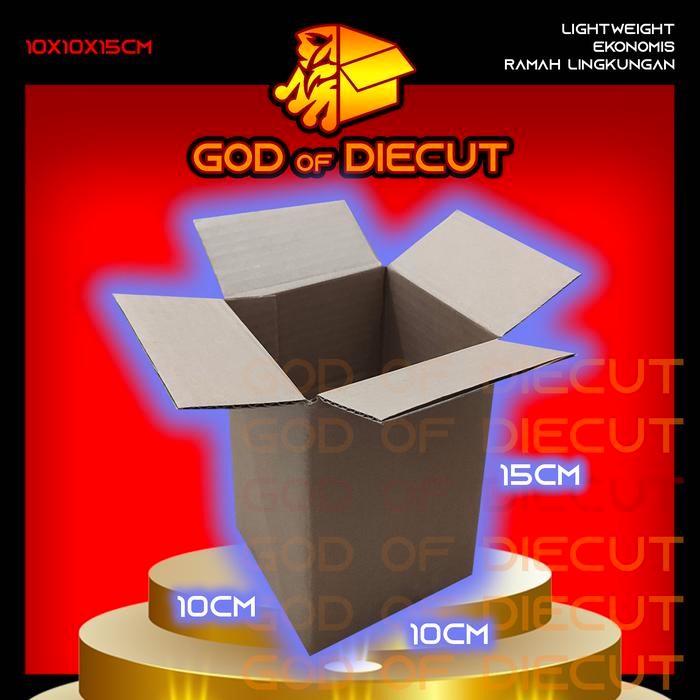 

10x10x15 cm kardus box kotak karton packing barang polos baru