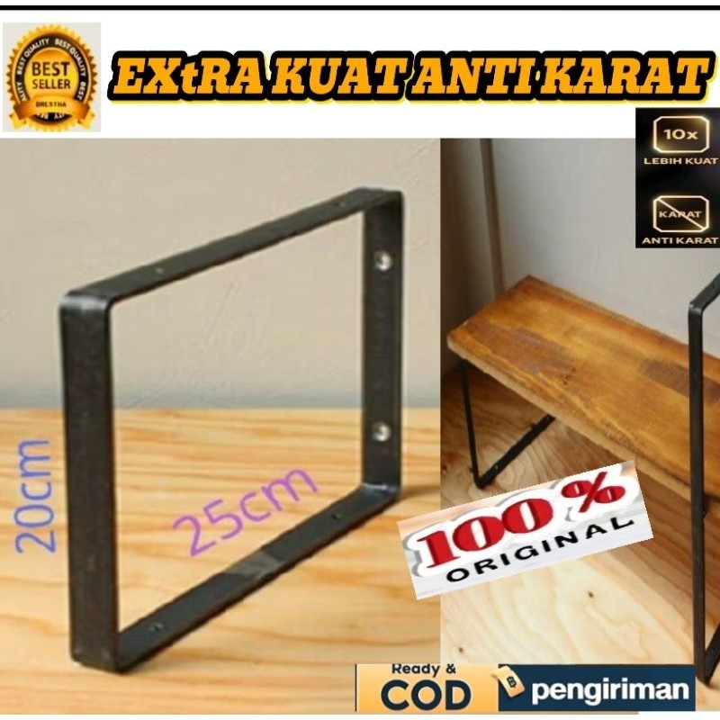 Bracket Besi Siku Ambalan/Rak Besi SikuTerlaris