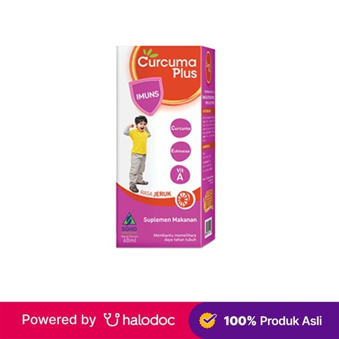 Curcuma Plus Imuns Sirup 60 ml - Vitamin Anak