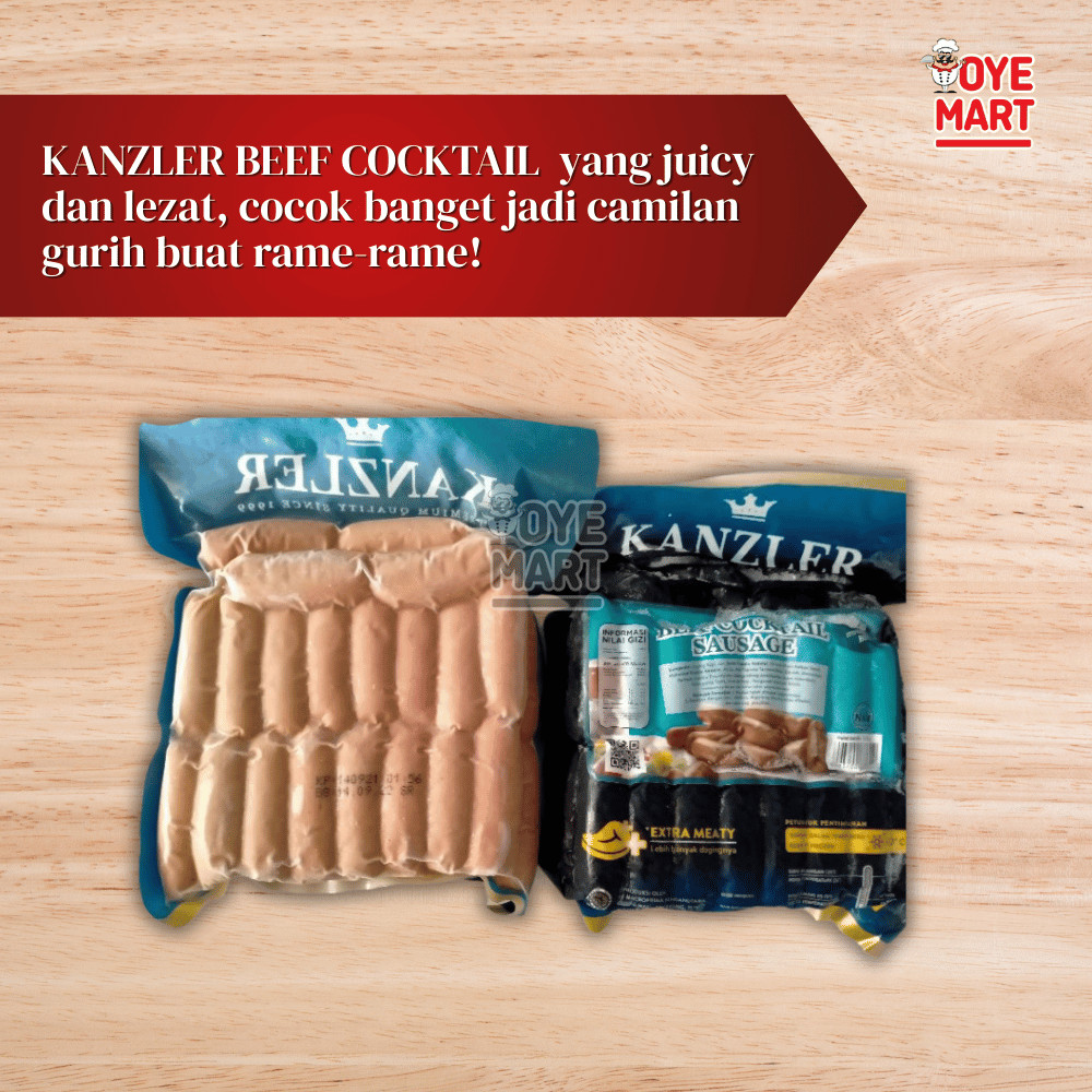 

JUN Kanzler Beef Cocktail Sausages GR Sosis Sapi