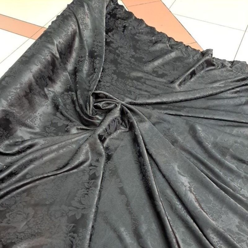 Kain jaguar silk embos / bahan jaguar silk motif embos