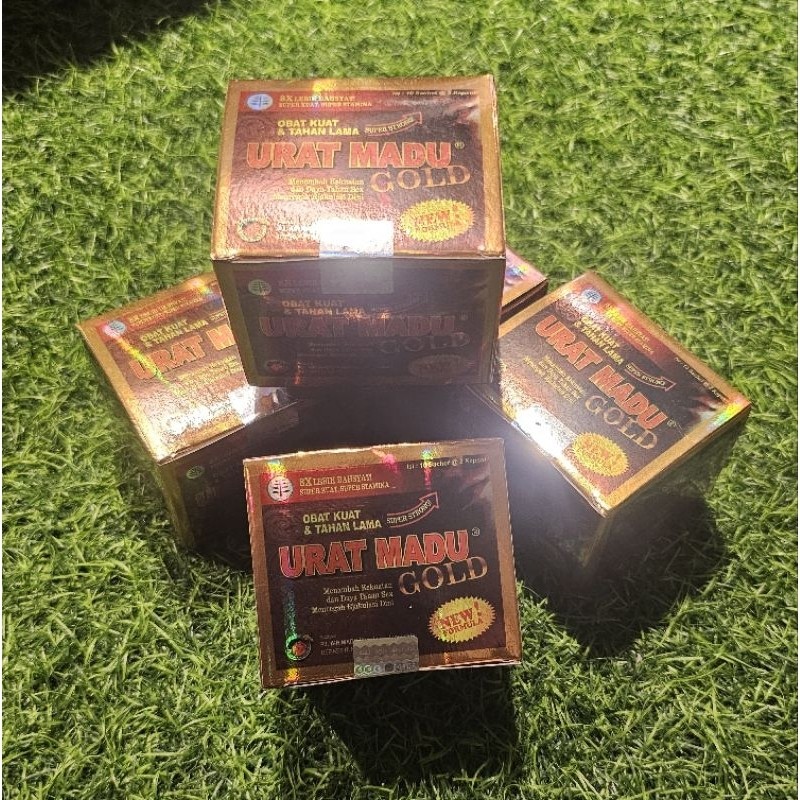 REAL URAT MADU GOLD ASLI ORIGINAL MANJUR 1 BOX isi 10 Sachet (privasi aman) 100% herbal.