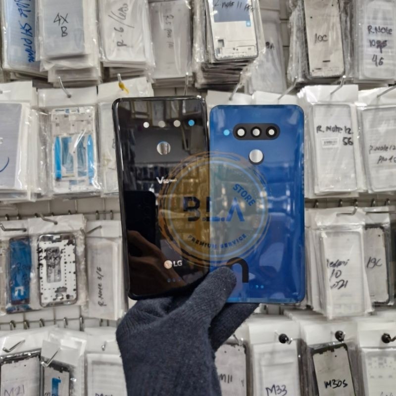 Backdoor Tutup Belakang Baterai Back cover LG V50 Thinq Back Casing