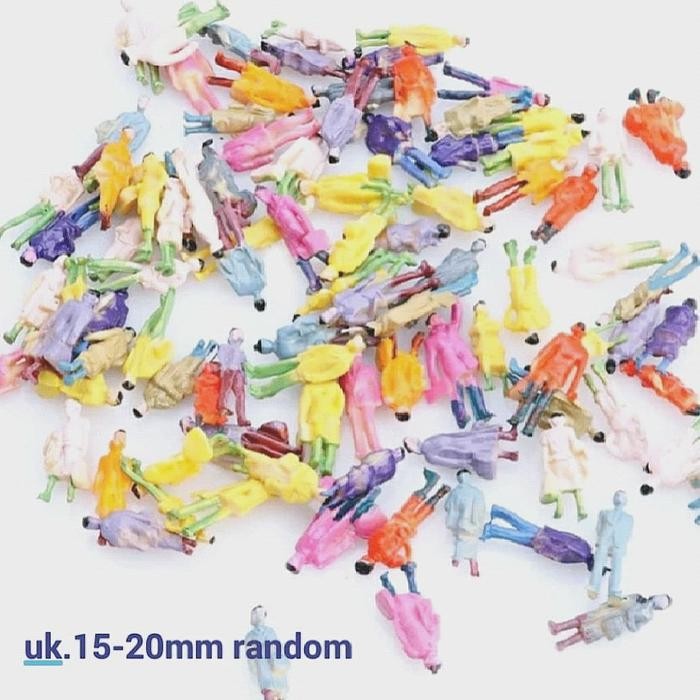 Maket Miniatur Orang Manusia Mini Warna Warni