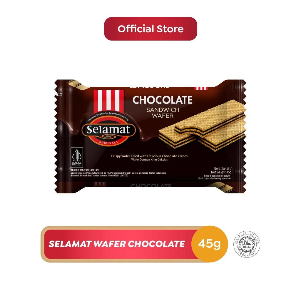 

Selamat Wafer Chocolate 45 gJajan