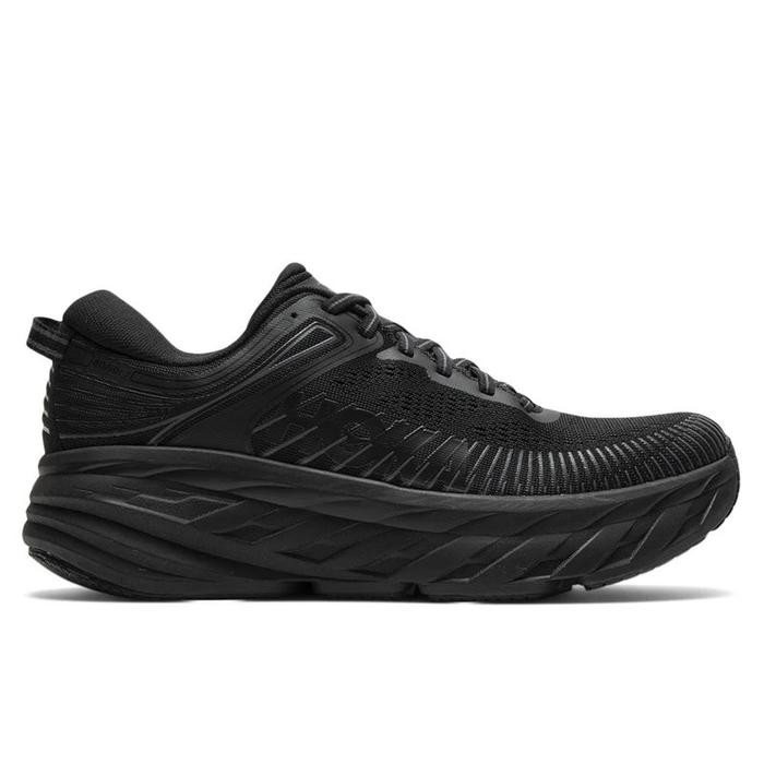 Sepatu Hoka One One Bondi 7 / Black Running Shoes / Men's Shoes