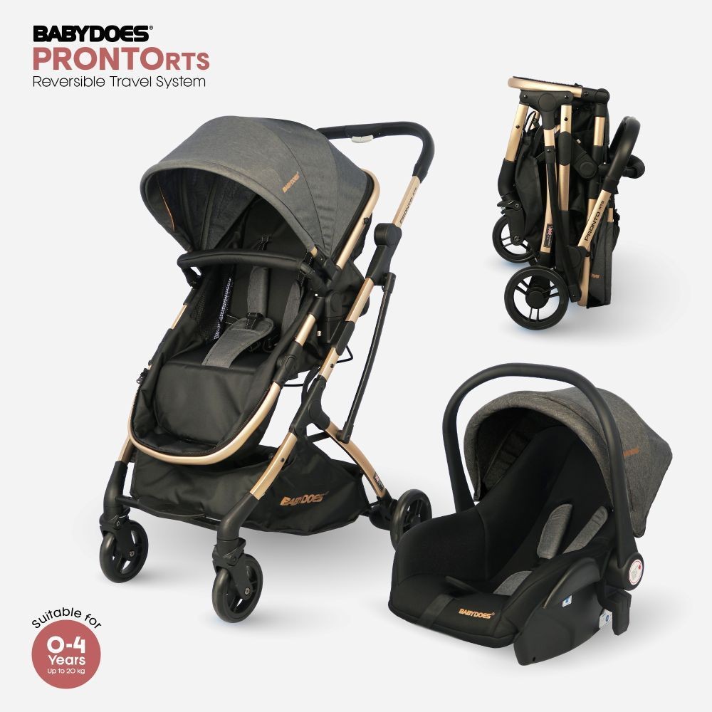 Stroller Dua Arah Babydoes Pronto R, Pronto R+ Plus, Pronto RTS + Carseat