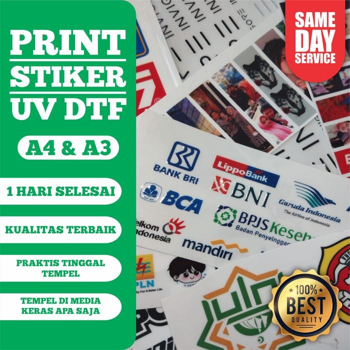 

MUMPUNG PROMO STIKER TIMBUL UV DTF CUSTOM - A4TERLARIS