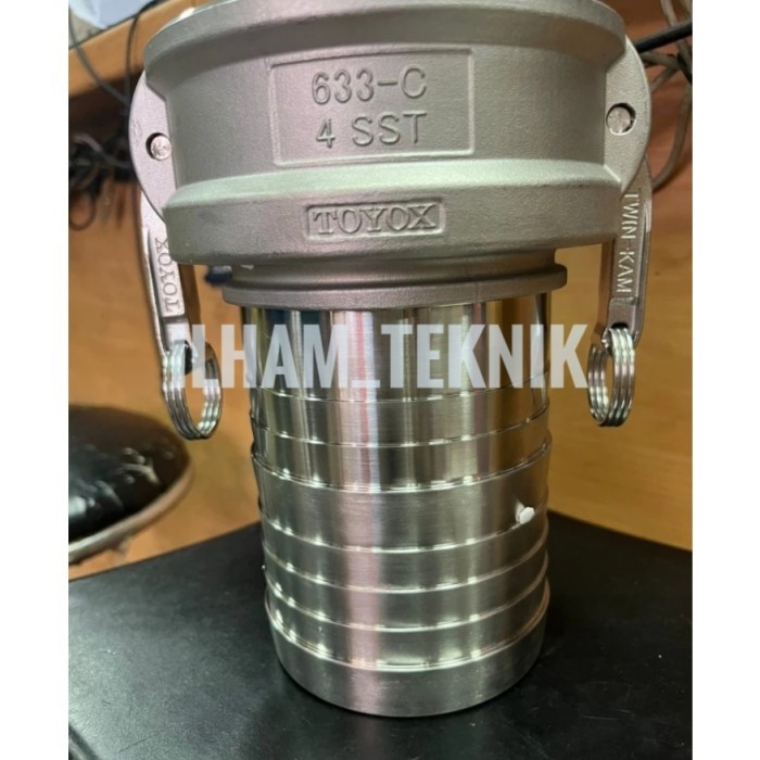 Camlok Toyox 4 " inch stainless 304