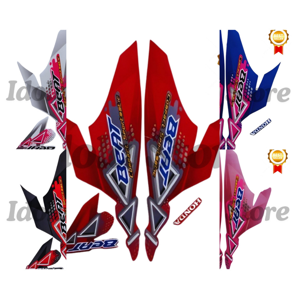 Striping Stiker List Body Standar Motor Honda Beat Karbu 2011 Standar List Stiker Beat Karbu 2011