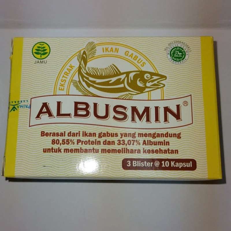 Albusmin Ekstrak Ikan Gabus 30 Kapsul