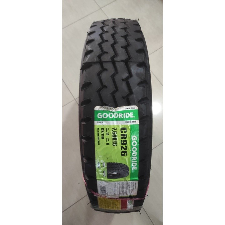 Goodride CR926 Ukuran 7.50-16 Ban Mobil Truk Double 750 R16 Kawat Full Set Dabel