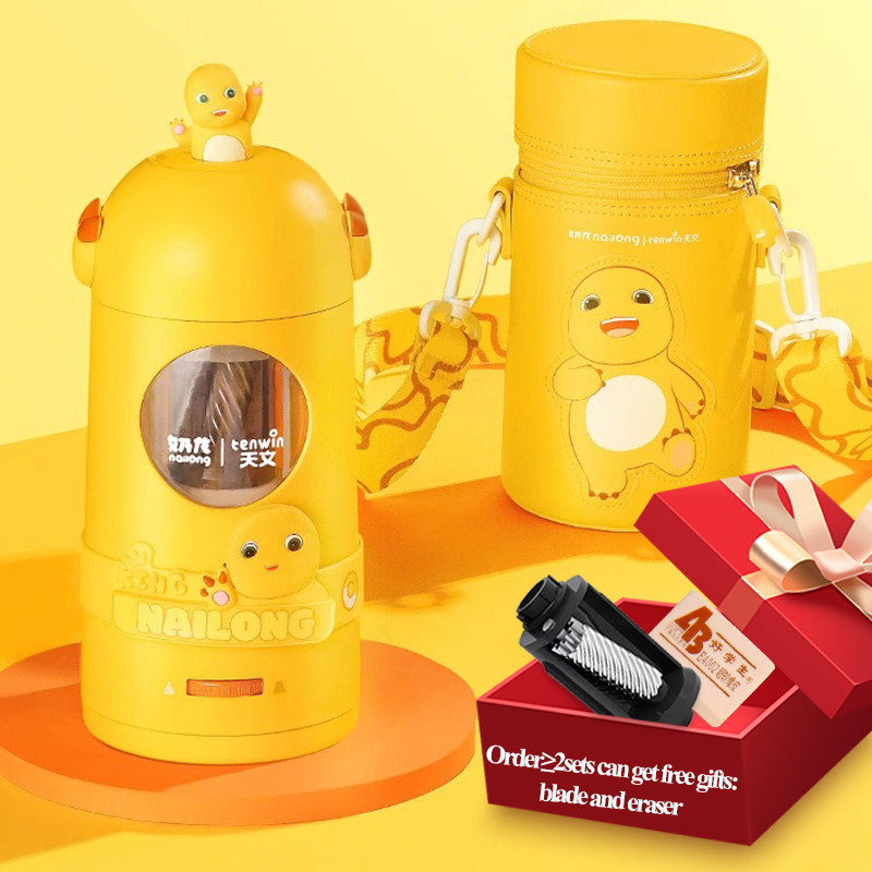 

Automatic Pencil Sharpener Milk-dragon electric Sharpener Automatic For 7-11.5mm Pencils Cute Nailong School Supplies
