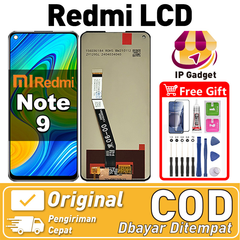 ORI FOR LCD Redmi Note 9 Fullset Original LCD HP redmi note 9 Asli Touchscreen Layar Sentuh HP COD