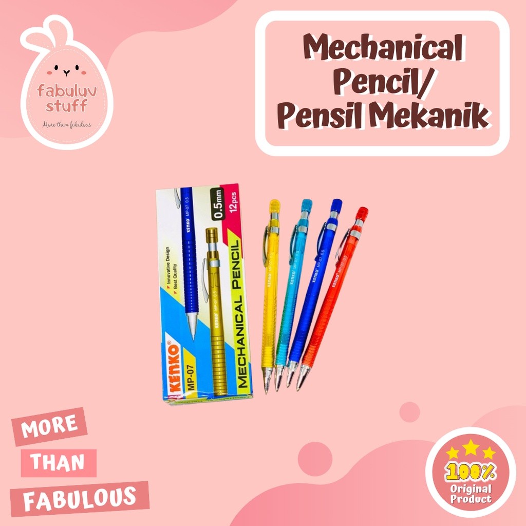 

ATK ~ Pensil Mekanik 0,5 mm / 0,7 mm [1 PCS]