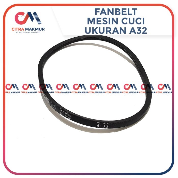CAT99 Vanbelt A32 Mesin Cuci Sanyo Sharp V Van Fan Belt Fanbelt A 32