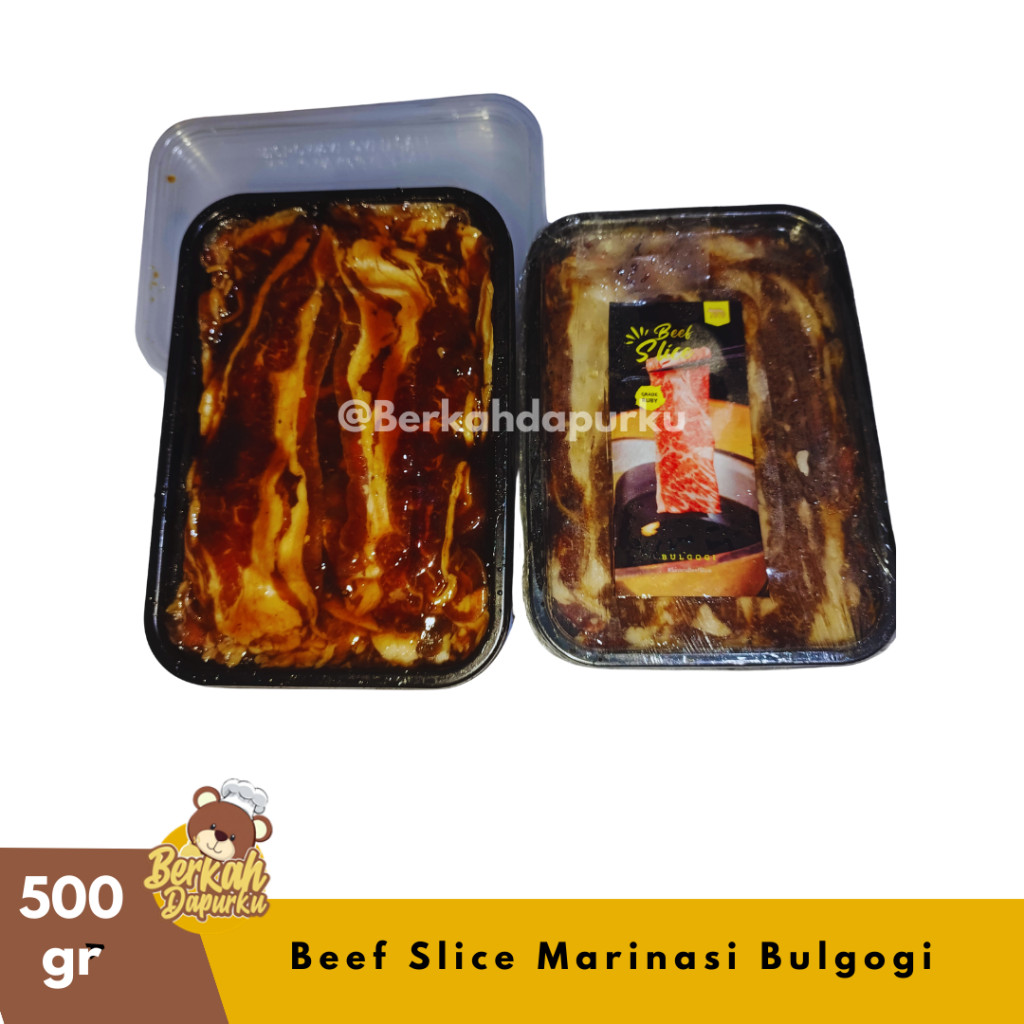 

Savana Beef slice Marinasi Bulgogi Daging Iris 500g Beef Grill BBQ