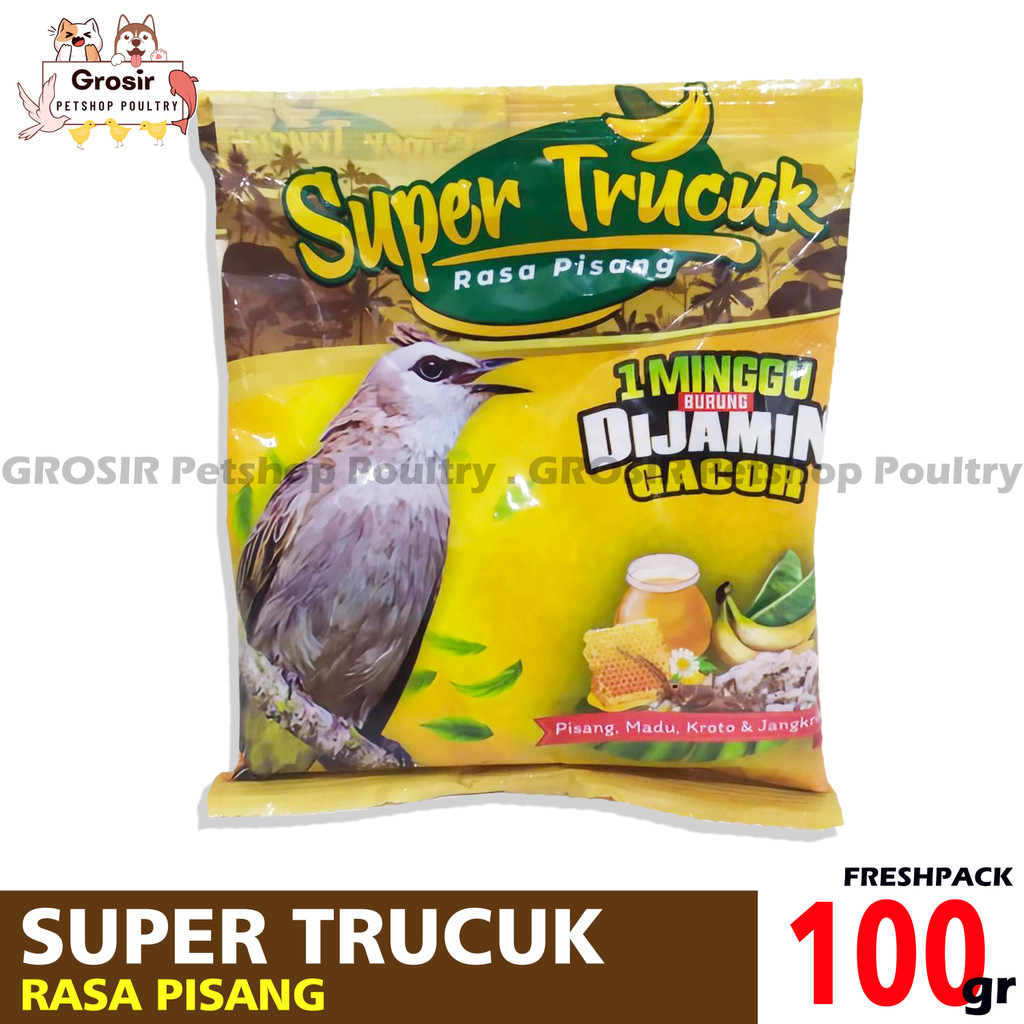 PAKAN VOER PUR SUPER TRUCUK VOER CRUCUK CERUCUK TERUCUKAN SUPER TRUCUK CIAMIX PELLET RASA PISANG