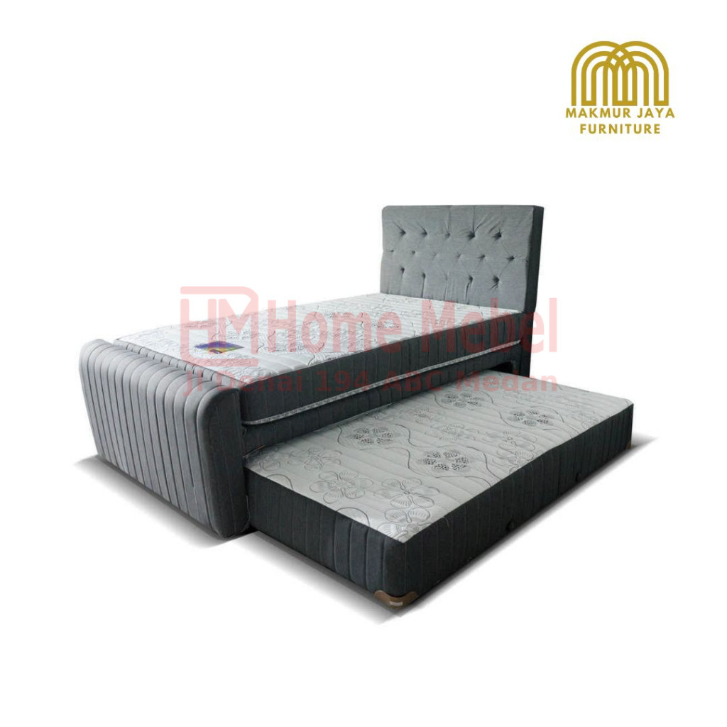 [RUMAHMEBEL88] PROMO TERMURAH Bed Dorong Latex Helux Snow Flake 3 in 1
