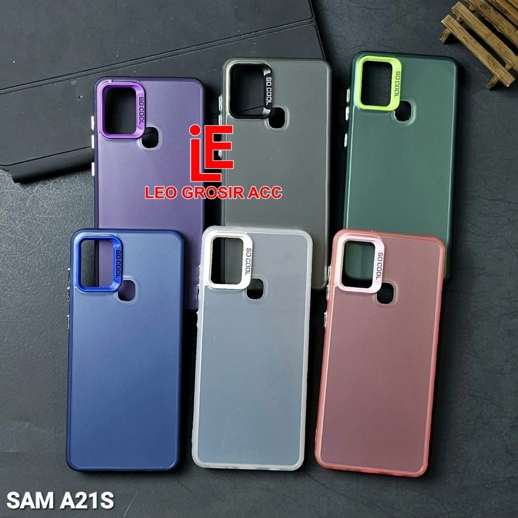 SAMSUNG A21S CASE SOCOOL CASING IMD HYBRID PLATE HOLOGRAM SAMSUNG A21S