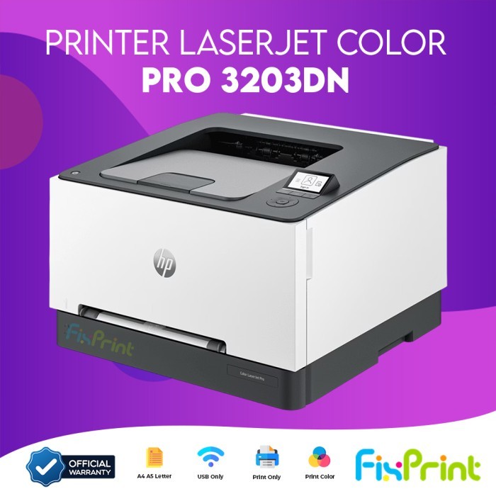 Printer HP Laserjet Color Pro 3230dn Print Only Pro 3230dw Wireless Single Function A4 Garansi Origi