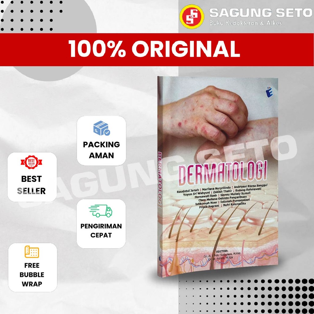 BUKU DERMATOLOGI - JANAH / ILMU PENYAKIT KULIT / BUKU KULIT