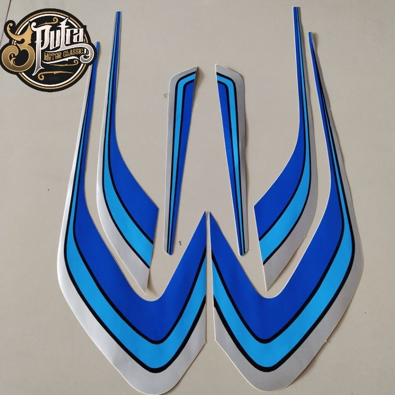 striping yamaha rx s rxs special spesial biru