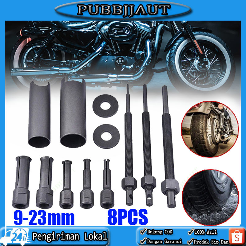 Treker Bearing Puller Set 8 Pcs CVT Treker Lepas Pembuka Bearing Laher Tutup CVT Treker Bearing Dala