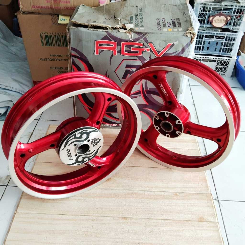 COD/VELG RACING RG-V PALANG 3 P3TYPE MOTOR YAMAHA SCORPIO BEST QUALITY -NEW OLD STOCK-