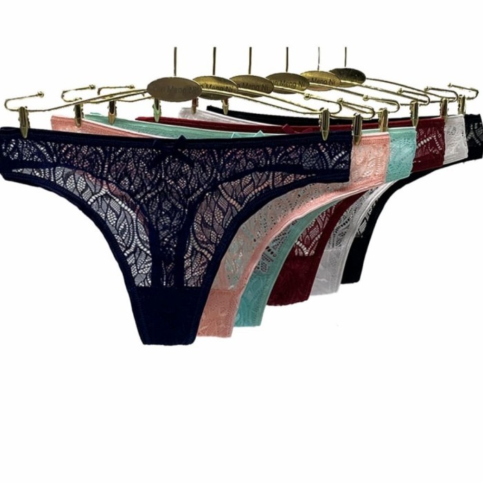 Celana Dalam Wanita Thong G string size M-XL Transparan Import