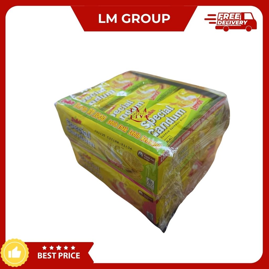 

Delbis Special Gandum Rasa Lemon/Stroberi 1 Pack isi 12 Sachets 19.4gr