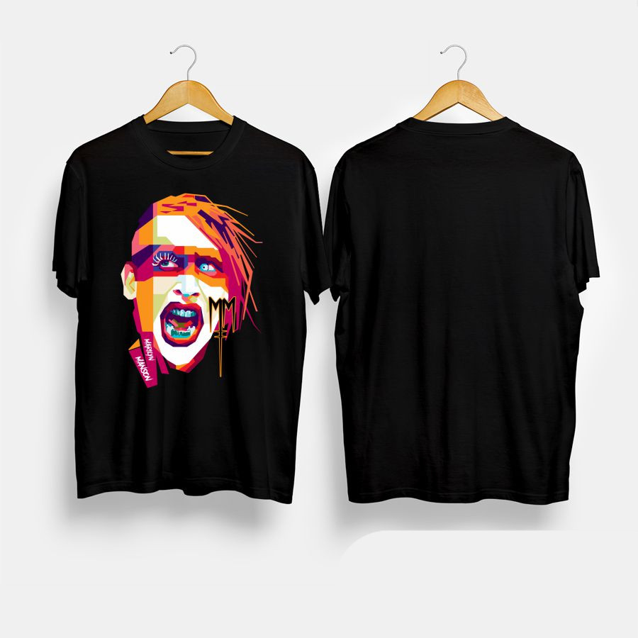 Kaos Baju Marilyn Manson Kaos Musik