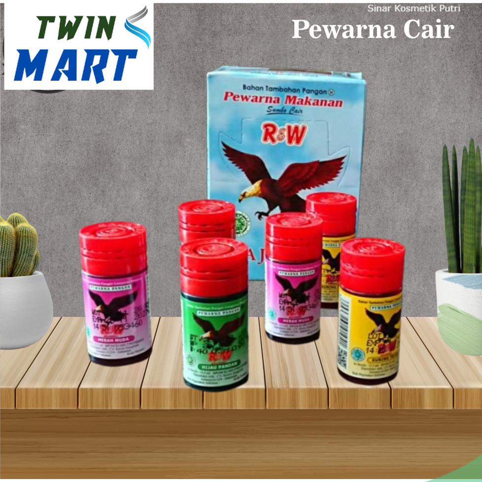 

Pewarna makanan / Pewarna Minuman / Pewrna kue / Rajawali R&W RW 12,5 ml