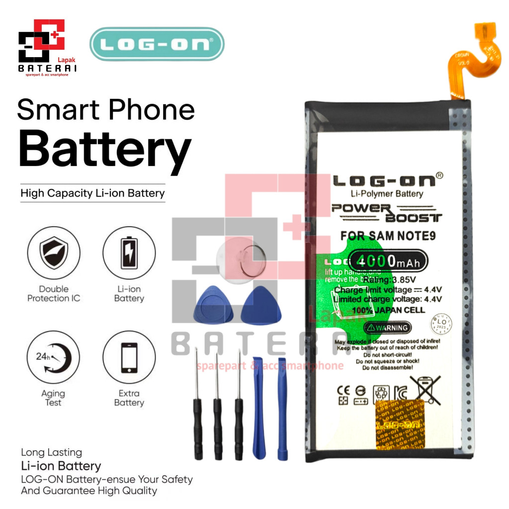 Log on - EB-BN965ABU Samsung Note 9 / Galaxy Note 9 N960 Power Boost Original Double IC Protection B