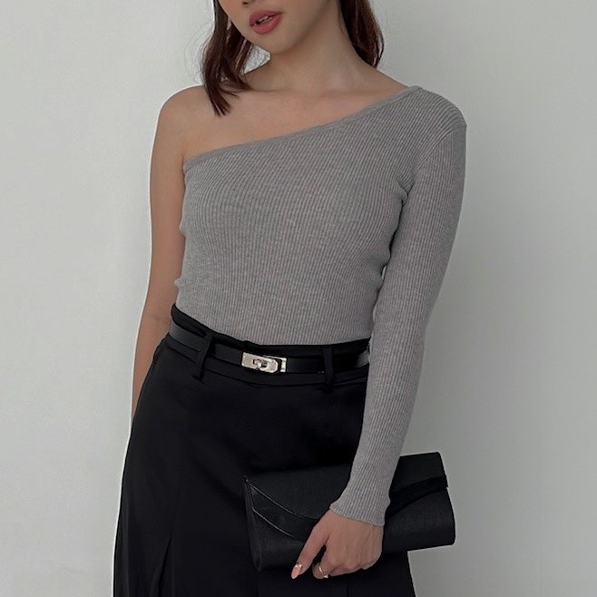 KOHJI - Kyoto One Shoulder Long Sleeve Knit