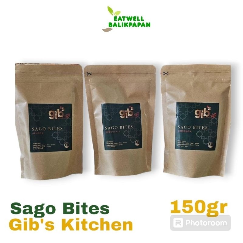 

GIB'S SAGO BITES - SAGO BITES CINNAMON, CHOCOLATE & ALMOND - NON GLUTEN - GLUTEN FREE