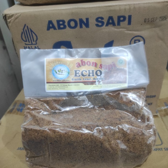 

abon sapi cap echo pack 1kg