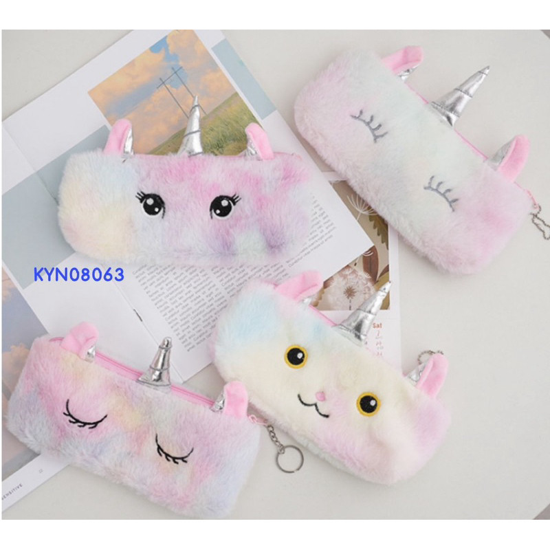 

( wk acc) TEMPAT PENSIL ANAK UNICORN PREMIUM 08063 BULU RASFUR HALUS BERKUALITAS