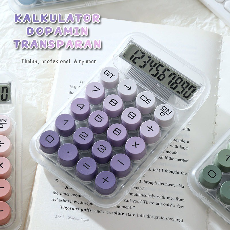 

Kalkulator Dopamin Gradien Transparan Lucu / Kalkulator Ator12 Digit Lucu & Unik / Calkulator Multifungsi Berkualitas