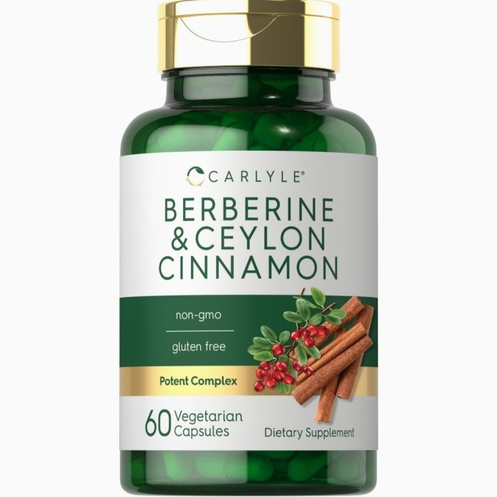 

Carlyle berberine & ceylon cinnamon isi 60 veg capsul