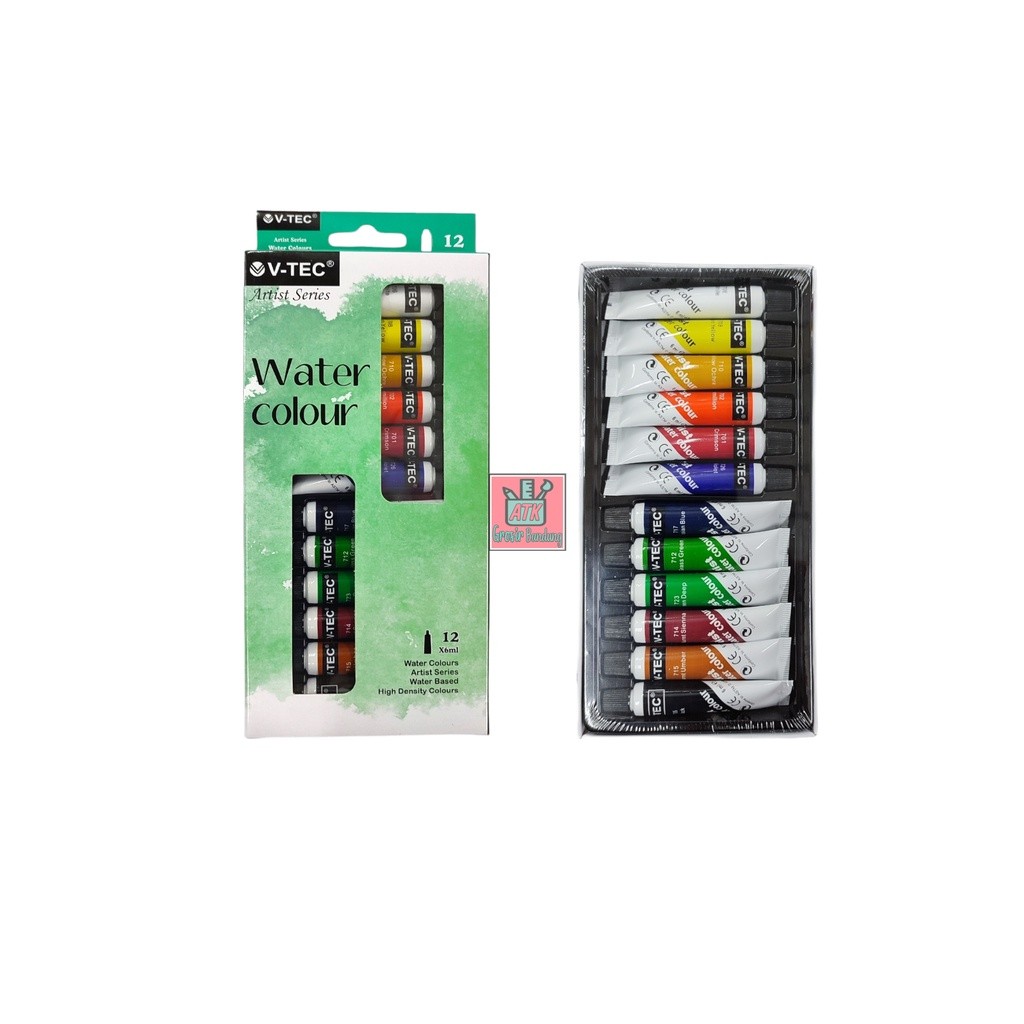 

Cat Air V-tec VT-1325/ W Water Colours 12 Warna x 6 ML – Set SHAGB