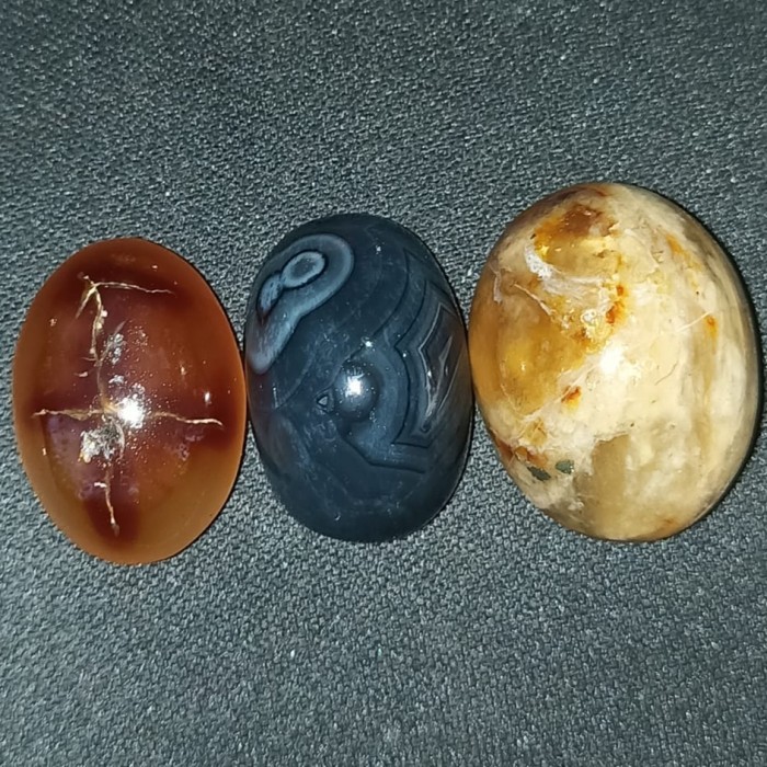 Paket Nomor 31 Natural Batu Akik Motif Gambar Unik Antik Bukan Cincin Perak Emas Bacan Pirus Kecubun