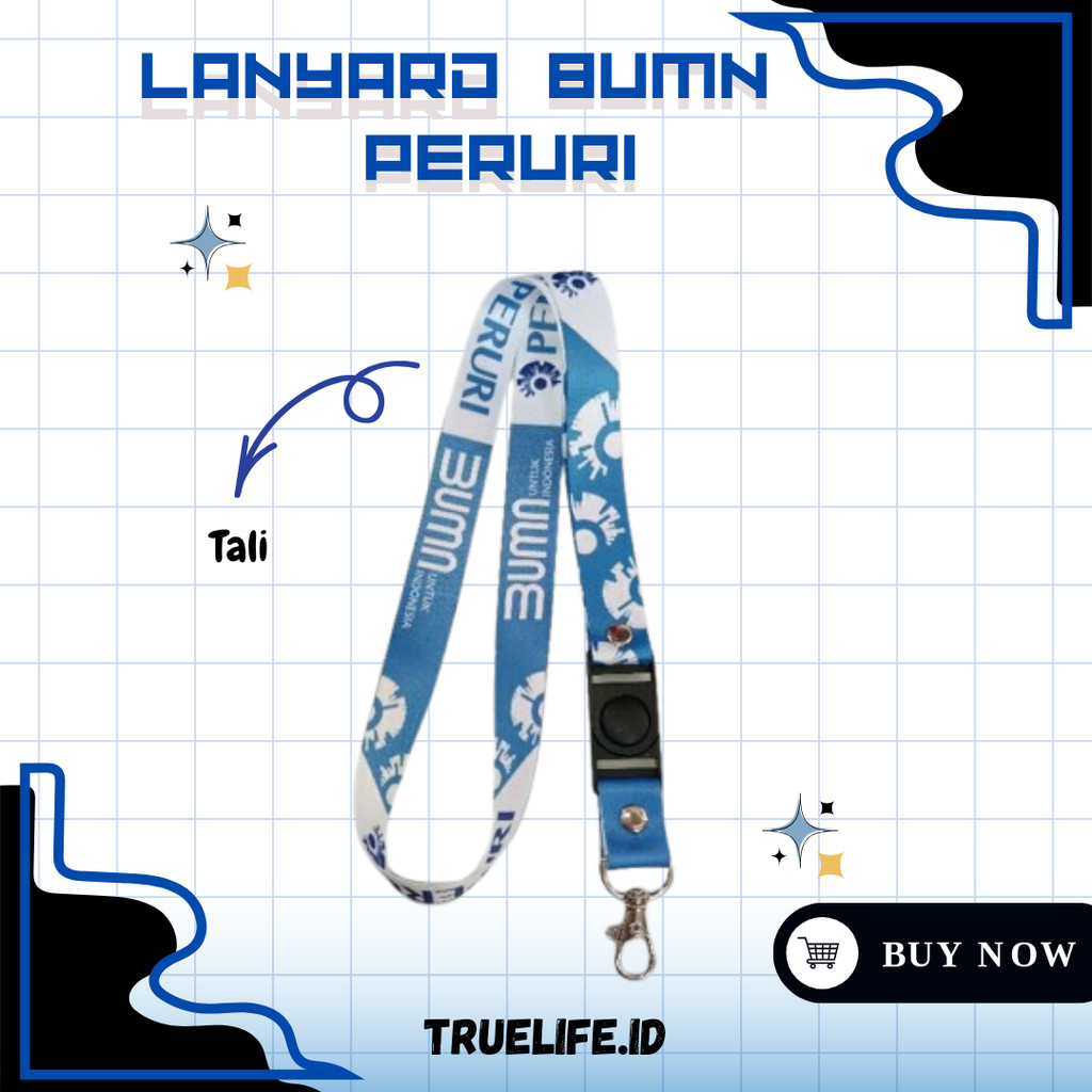 

Tali ID Card/Lanyard BUMN PERURI [READY STOCK]