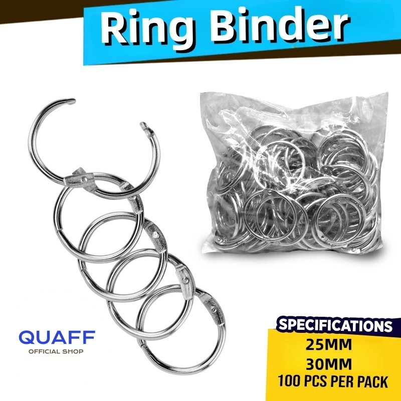 

100PCS Ring Binder Buka Tutup 25-30-35mm/Ring buka tutup/ ring binder/Ring Binder Ninkel