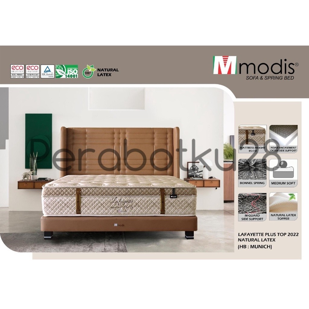 [PERABOTKU28} MODIS Springbed LAFAYETTE PLUS TOP Bergaransi 15 thn - Berlaku COD - MEDAN
